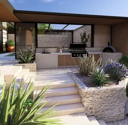 création de jardin L'Huisserie-2