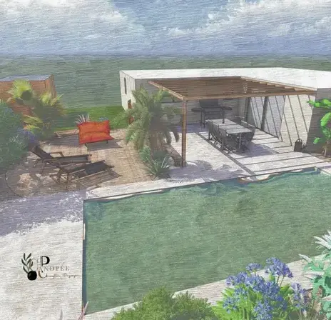 création de jardin L'Huisserie-5